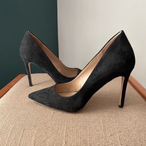 Black Suede Style Mix No. 6 Pumps